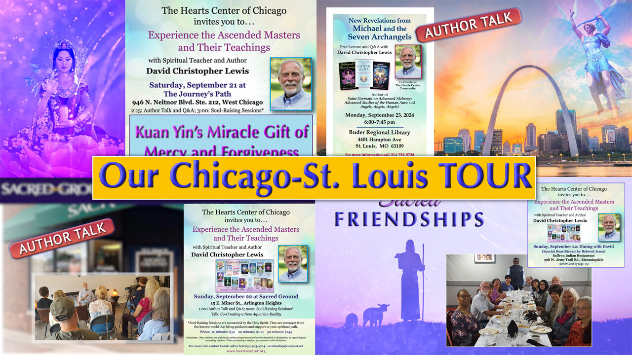 Highlights of Our Chicago-St. Louis Speaking/Book Tour with Carol Wells