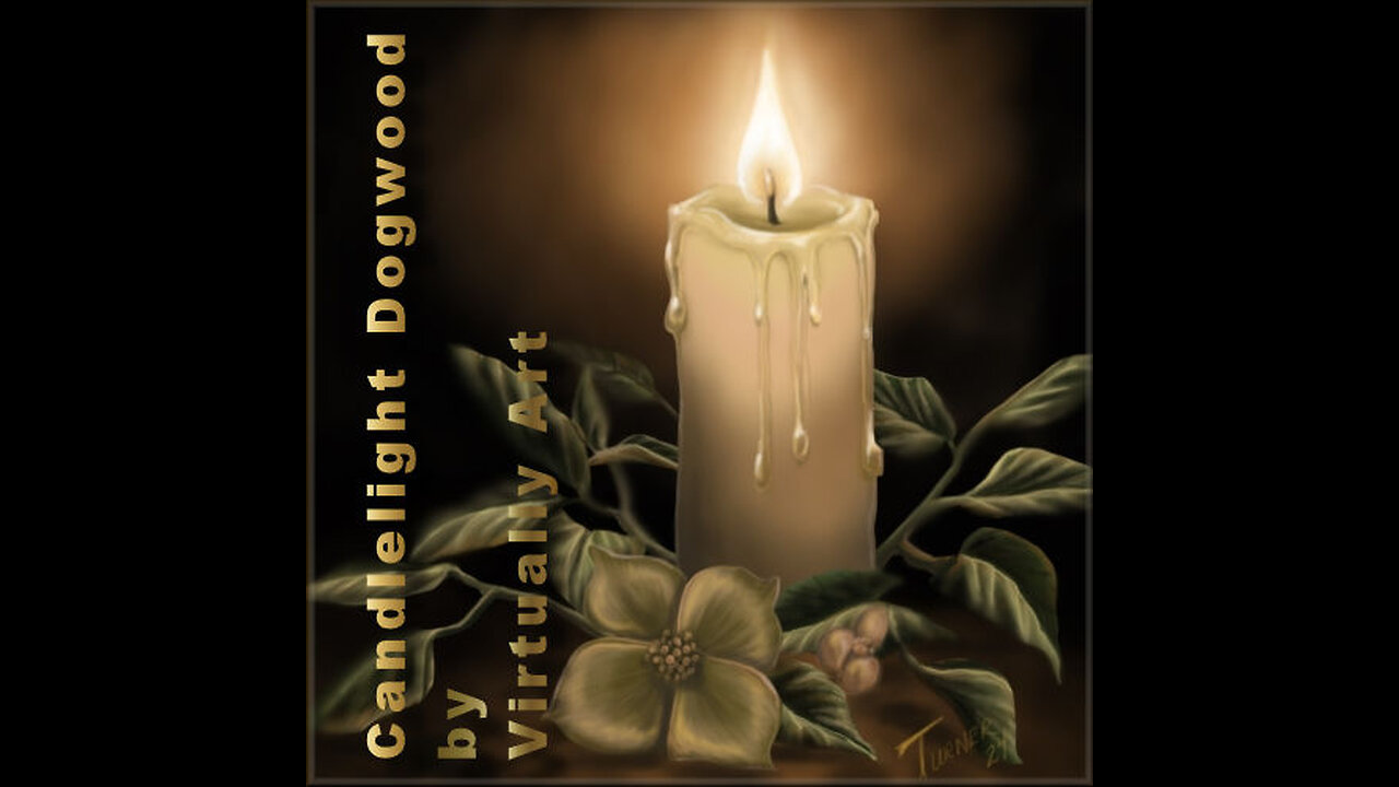 Candlelight Dogwood by Virtually Art