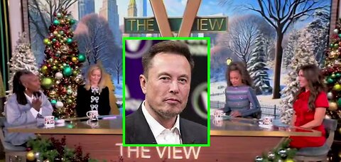 The ladies of The View suggest Elon Musk is planning to overtake Trump as the de facto president