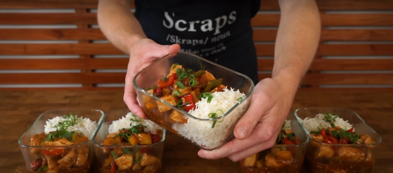 Meal Prep For The Week In Under An Hour | Sweet and Sour Chicken