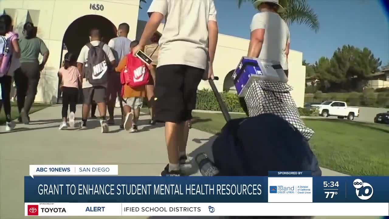 Grant to enhance mental health resources for students