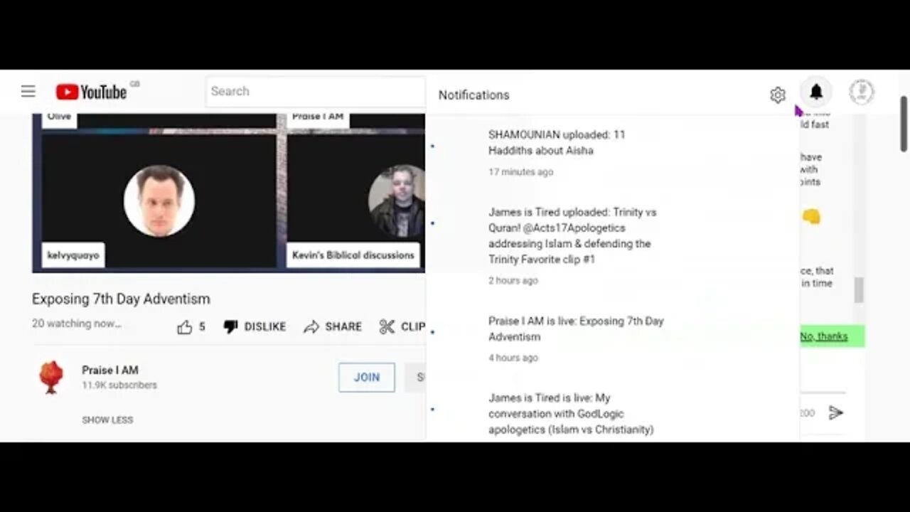 @Praise I AM@kevin's Biblical discussions