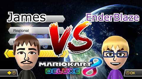 Mario Kart 8 Deluxe 1v1 with EnderBlaze! (Part 1)