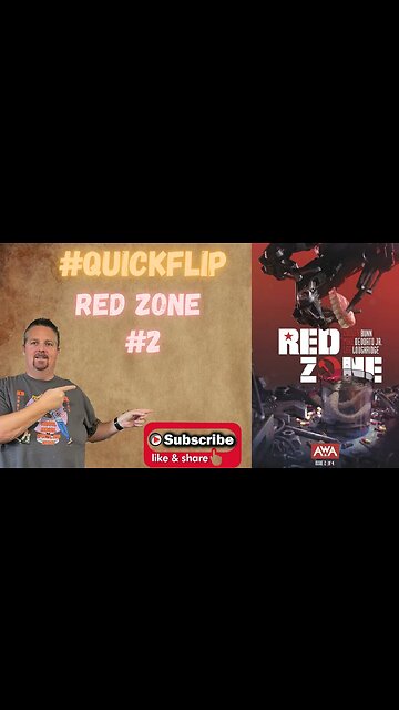 Red Zone #2 AWA Artists Writers & Artisans Inc #QuickFlip Comic Review Bunn, Deodato Jr. #shorts