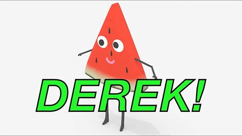 Happy Birthday DEREK! - WATERMELON Birthday Song