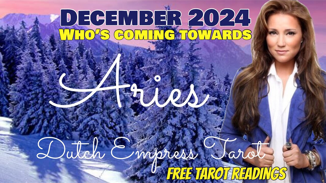 ARIES ♈️ ASTROLOGY & TAROT 🌅Who and what to expect 💕| December Monthly reading