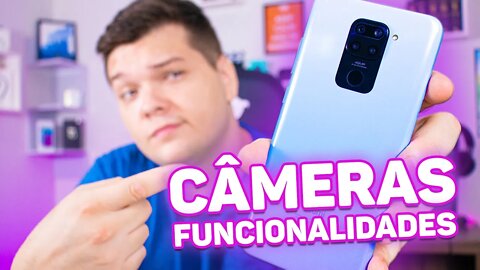 Redmi Note 9 e suas CÂMERAS! Funcionalidades!