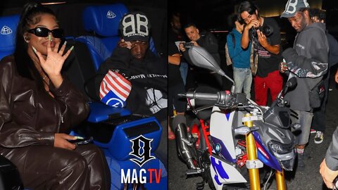 Lil Uzi's "GF" JT Surprises Him With A Maybach & Motorcycle For His 27th B-Day! 🎁