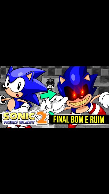 Os Finais do Sonic exe no Srb2 | Hiden and seek #shorts