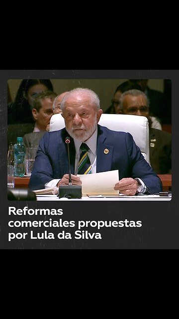 Lula da Silva propone reformas en el comercio internacional en la cumbre BRICS 2023