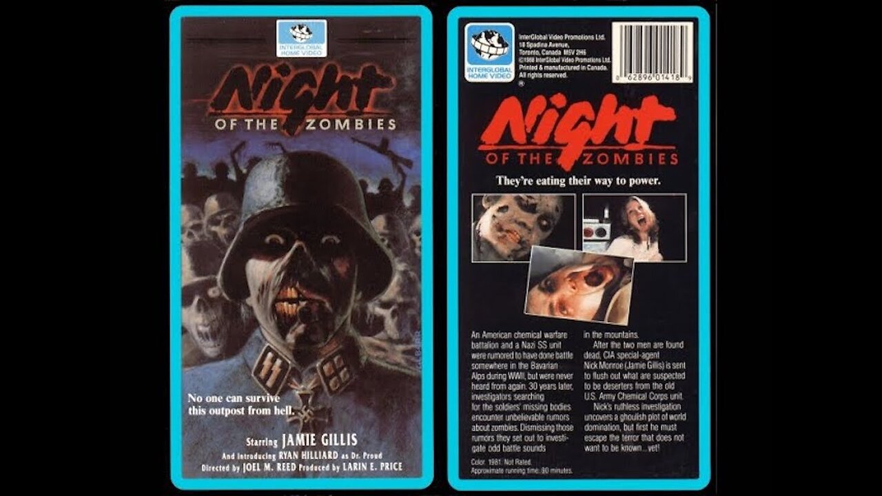 Night of the Zombies (1981) - Full Movie On VHS - Cult Classic?