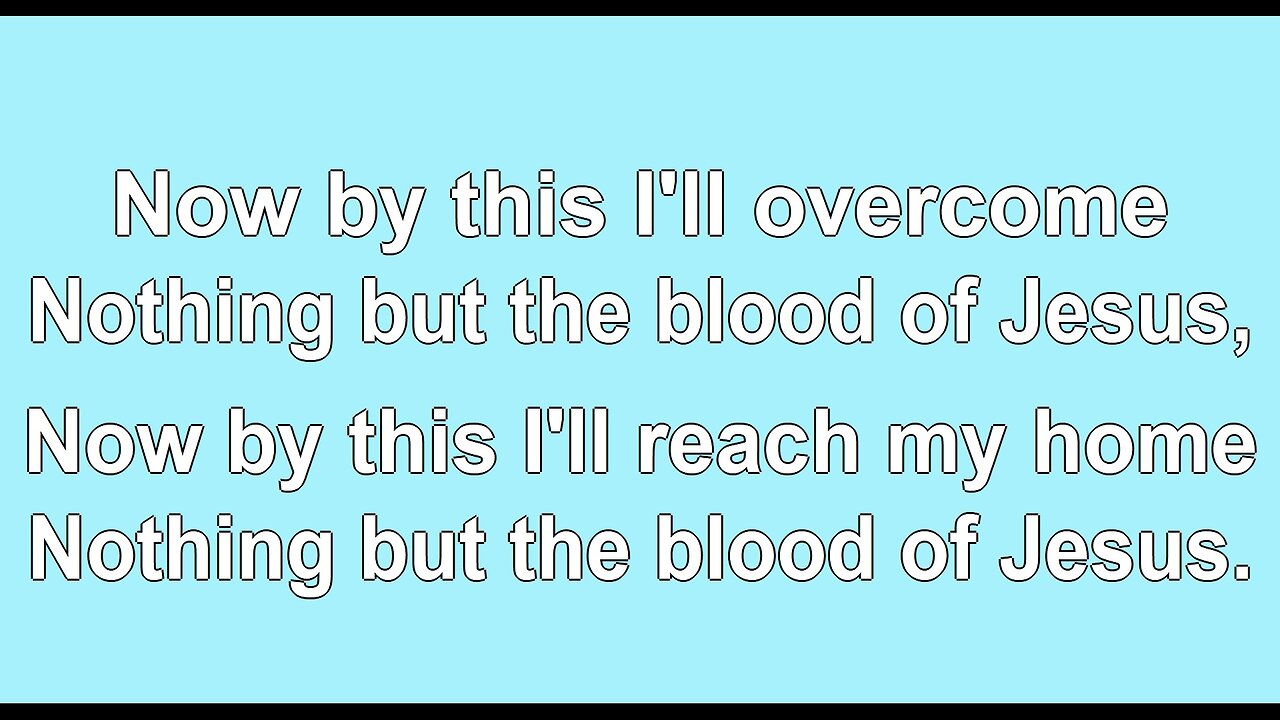 Nothing but the Blood V5
