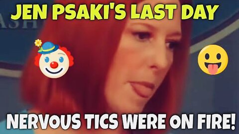 Jen Psaki Nervous on her LAST DAY