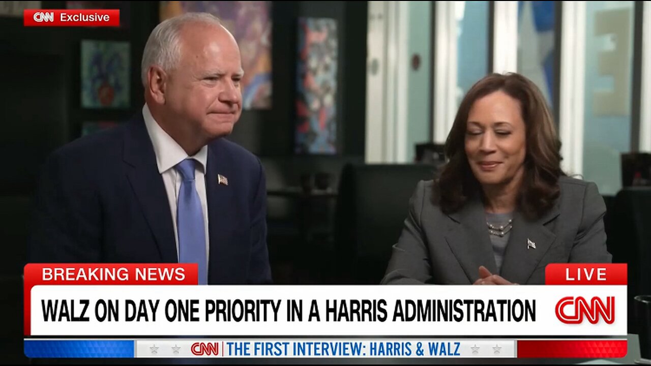 CNN Unexpectedly Asks Kamala a GOOD Question