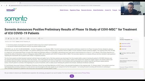 Psychic viewing (stocks): Sorrento Therapeutics (SRNE), COVI-STIX and Covid antibody cure