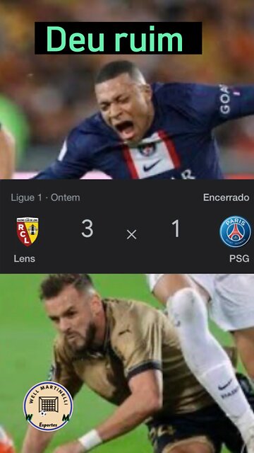 Deu ruim para o time do PSG!