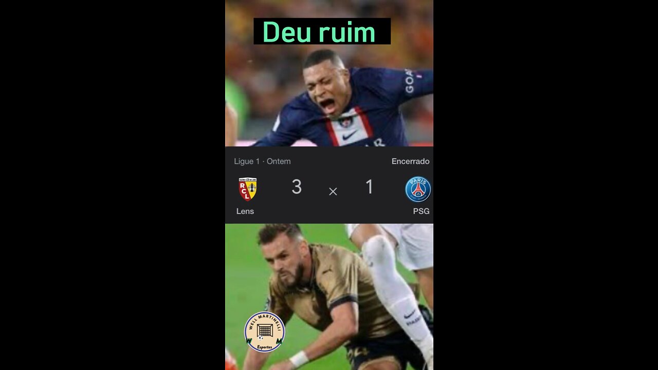 Deu ruim para o time do PSG!