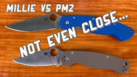 Spyderco Paramilitary 2 VS Spyderco Military | Father/Son Matchup