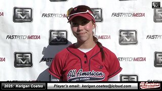 2025 Kerigan Coates 4.0 GPA - Catcher & Outfield Softball Recruiting Skills Video - AASA McCafferty