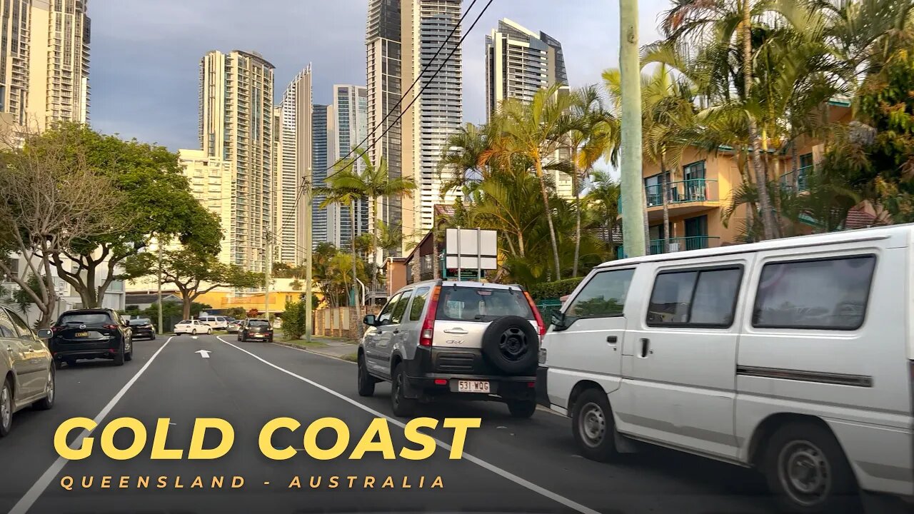 Australian Roads 4K HDR - Dolby Vision || Drive from Chevron Island to Broadbeach || THE GOLD COAST