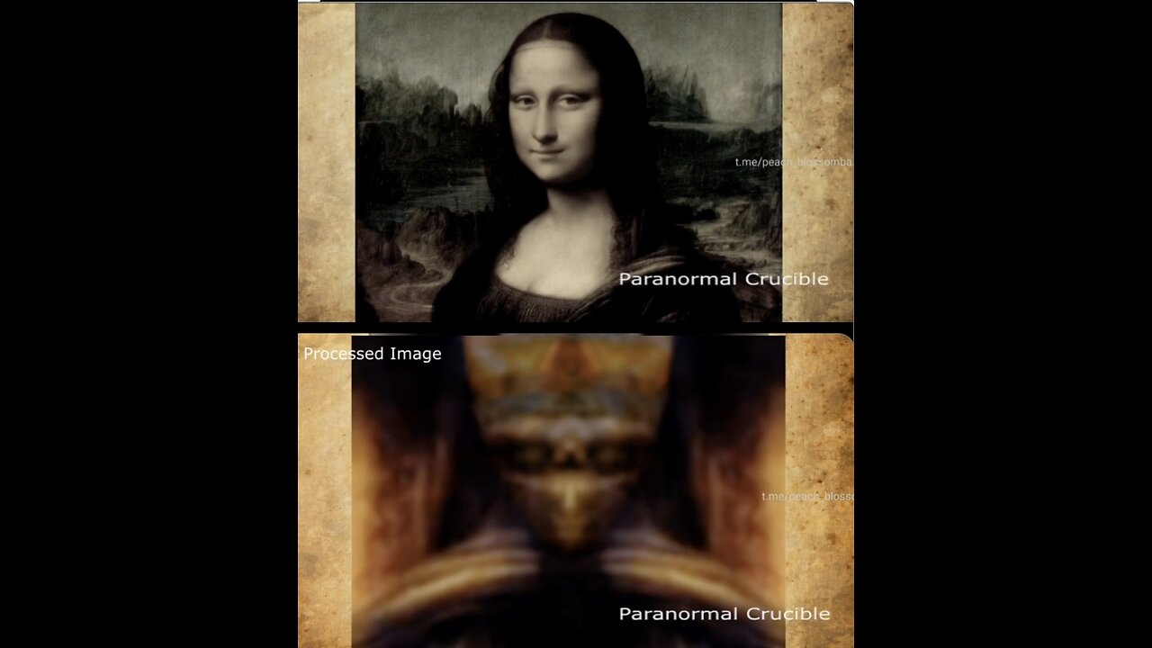 THINK MIRROR - MONA LISA, REPTILIAN CREATURE HIDDEN IN PLAIN SIGHT