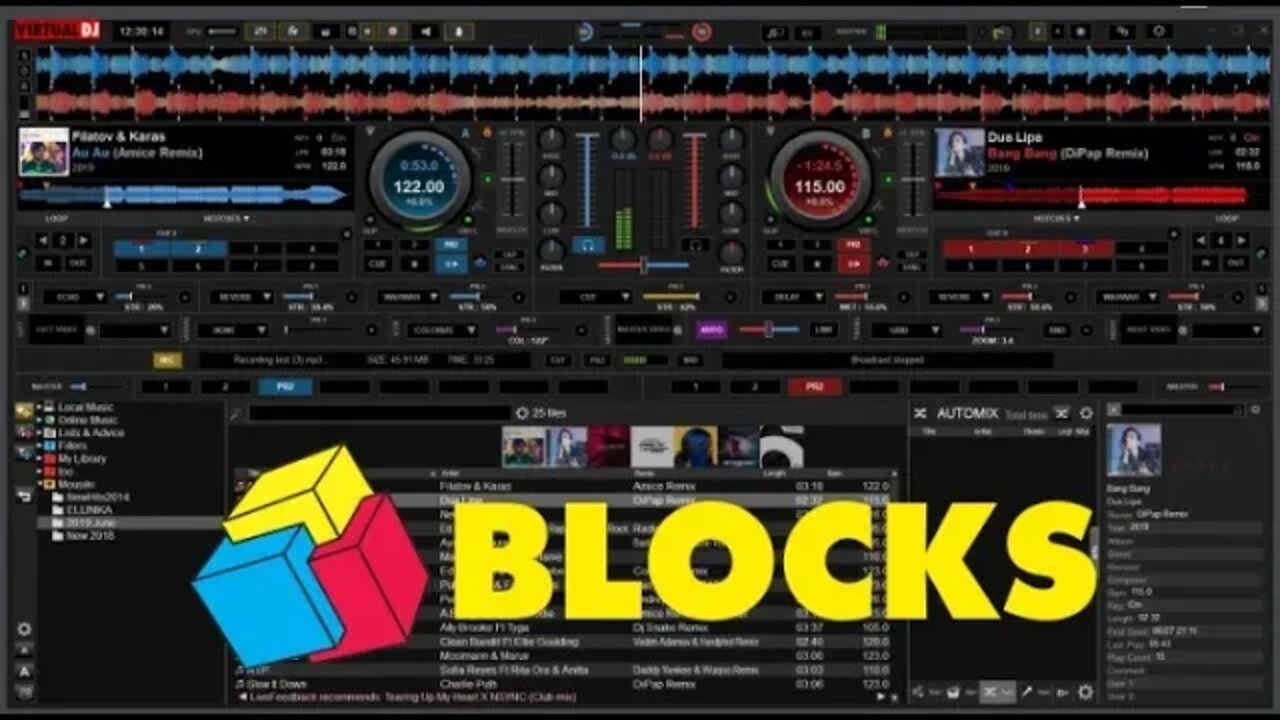 SKIN Blocks Virtual DJ