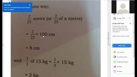 Class 5th Maths A Fration of Quantity 21 07 2020