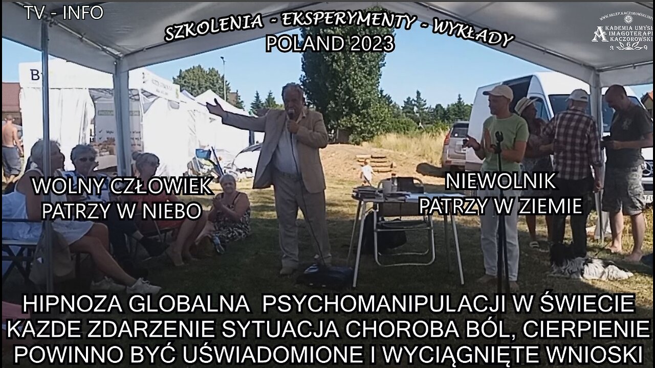 HIPNOZA GLOBALNA PSYCHOMANIPULACJI W ŚWIECIE KAŻDE ZDARZENIE SYTUACJA CHOROBA,BÓL,CIERPIENIE POWINNO BYĆ UŚWIADOMIONE I WYCIĄGNIETE WNIOSKI.WOLNY CZŁOWIEK PATRZY W NIEBO,NIEWOLNIK PATRZY W ZIEMIE/TV INFO 2023