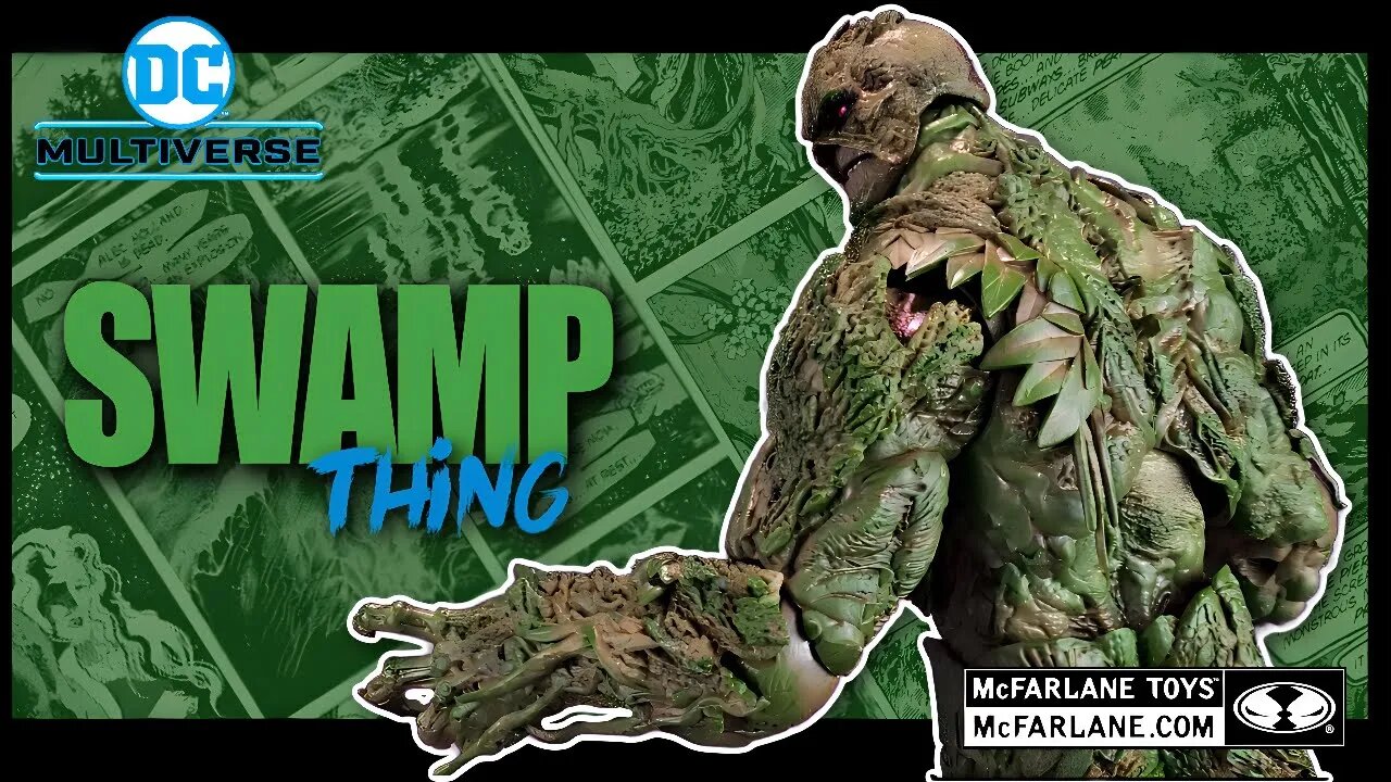 McFarlane Toys DC Multiverse DC Rebirth Swamp Thing Figure @The Review Spot