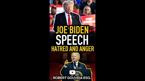 Trump Said Biden's Speech was full of HATRED & ANGER #shorts