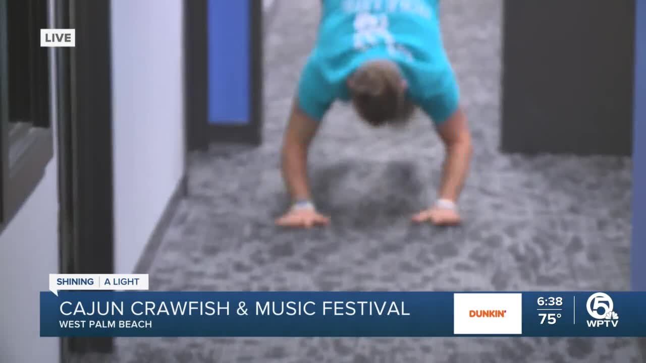 Man wants to break 3 world-records at this weekend's Cajun Crawfish and Music Festival