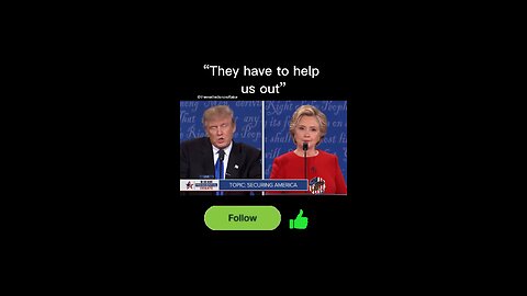 “They have to help us out” Donald Trump