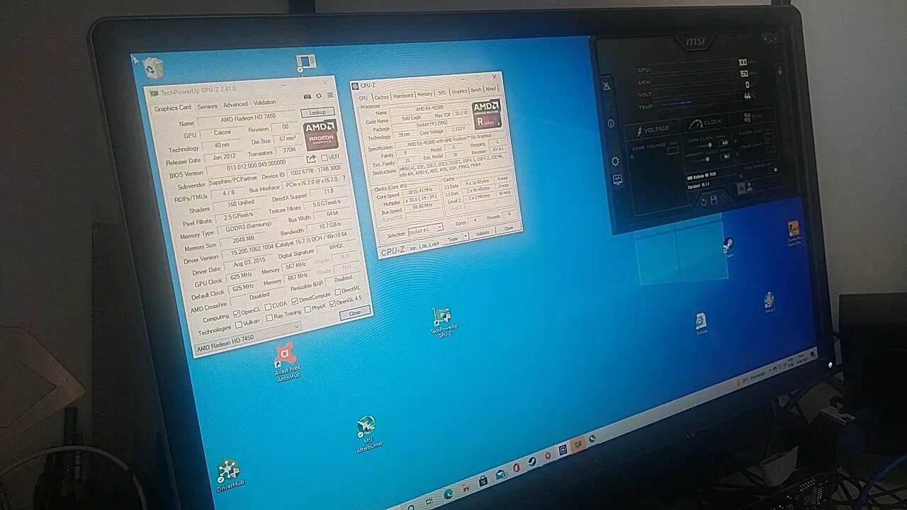 Teste da APU AMD A10 RX425-BB Quad Core da Maxsun + Radeon HD7450 2GB DDR3 Graphicsplayer.