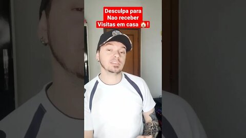 Desculpa para não receber visitas em casa 🏠 😁(Humor)