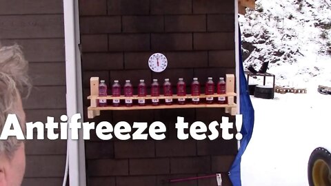 Antifreeze test