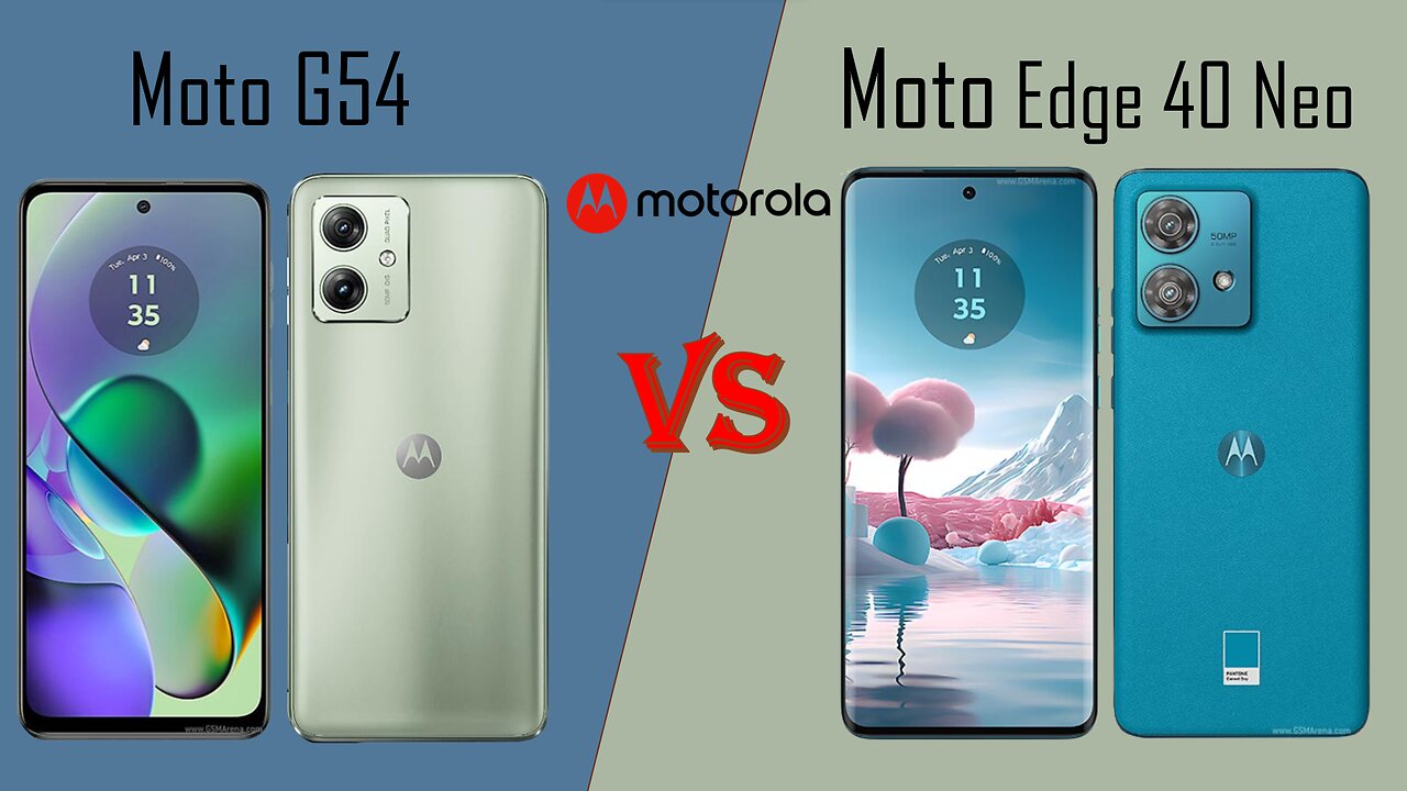 Motorola Moto G54 Vs Motorola Moto Edge 40 Neo | full comparison | @technoideas360