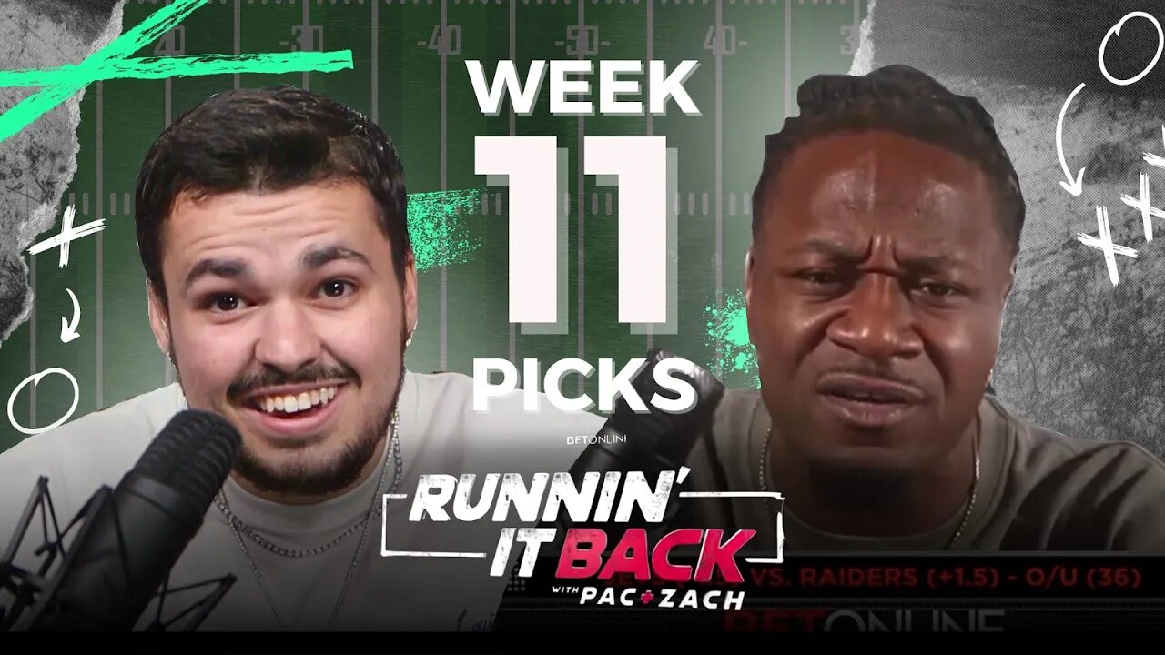 Pac and Zach: Week 11 NFL Picks, Predictions, & Best Bets with Adam ‘Pacman’ Jones & Mystic Zach