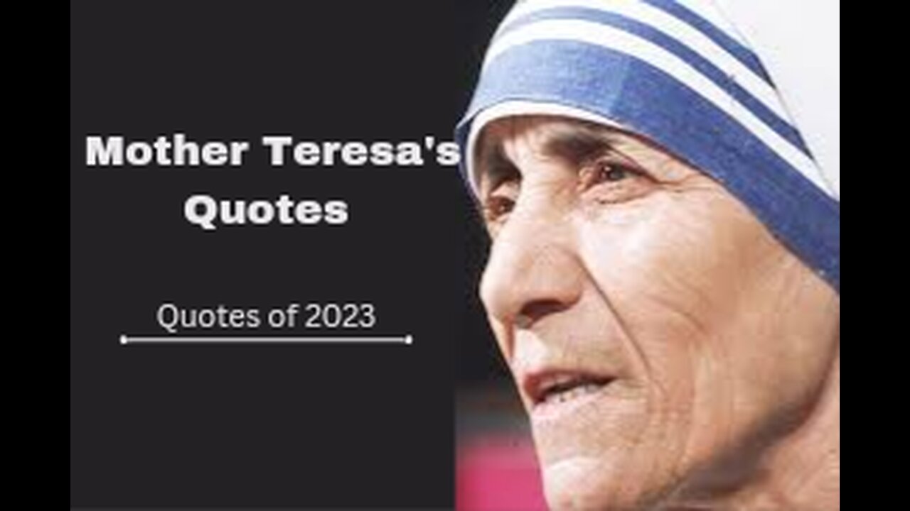 Mother Teresa's Quotes