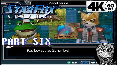 (PART 06) [Mission 6: Liberate Sauria] Star Fox: Assault 4k60fps