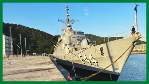 Itaguaí Receives the First Mooring of an Escort from the Squadron-Naval Complex of Itaguaí-F44