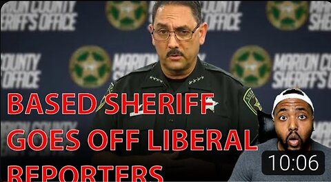 Based Sheriff Sets Liberal Reporters Crying Gun Control Straight In Response To Triple Murder