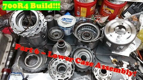 Assembling Youtuber L2theW's 700R4 Transmission - Part 6 The Lower case Geartrain