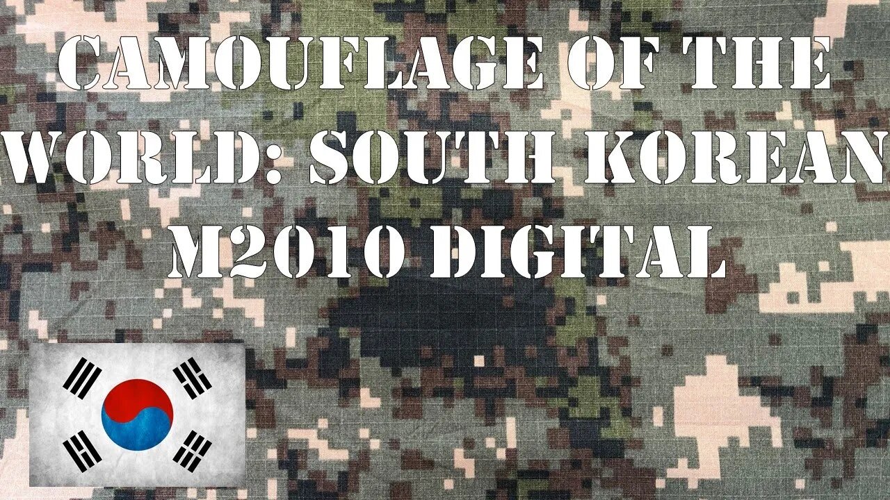 Camouflage of the World: South Korean M2010 Digital