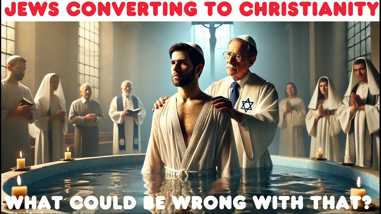 Jews converting to Christianity.