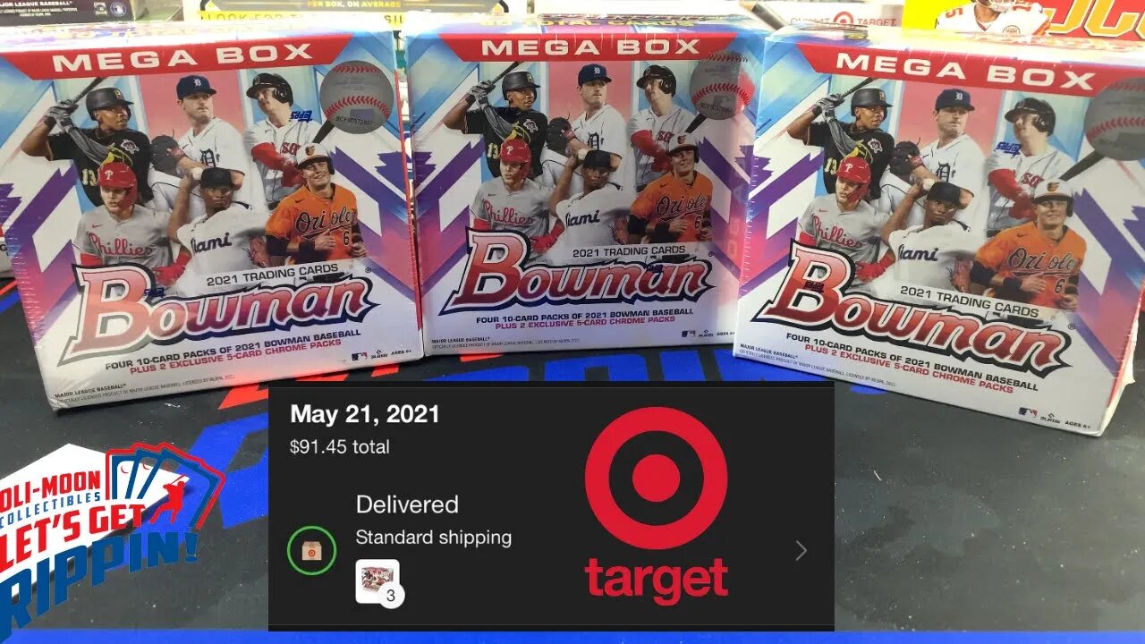 💻SPORTS CARD HUNTING ONLINE💻 2021 BOWMAN MEGA BOXES🔥 TARGET.COM