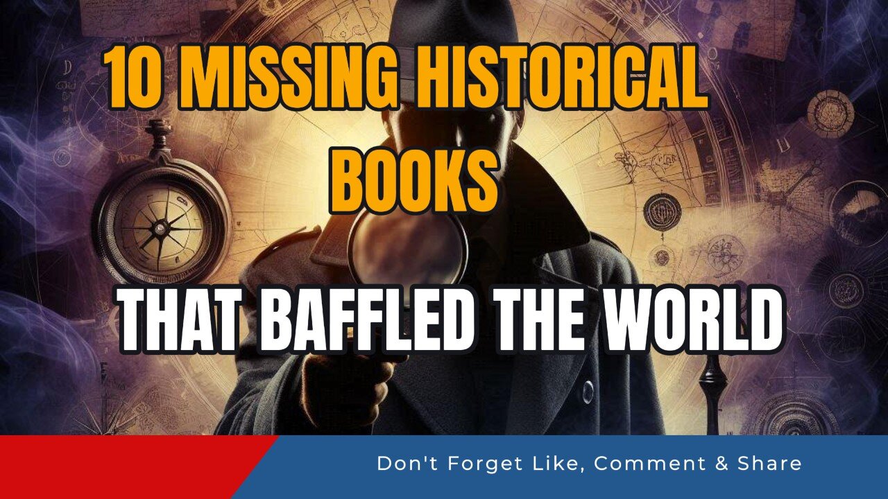 10 Missing Historical Books That Baffled the World