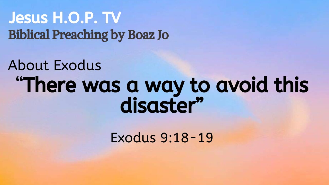 "There was a way to avoid this disaster" - Boaz Jo