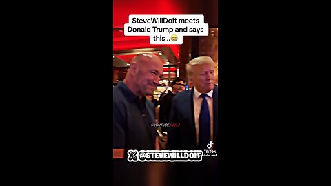 Steve Will Dolt Meets President Trump 🇺🇸❤️✊