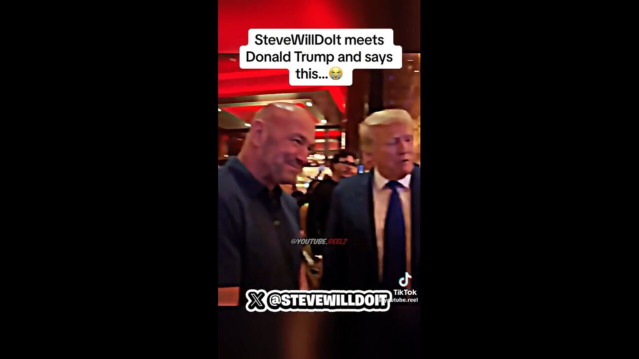 Steve Will Dolt Meets President Trump 🇺🇸❤️✊