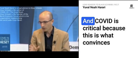 WEF Lead Advisor Yuval Noah Harari